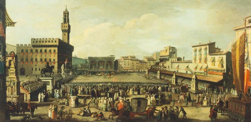 Festival in Piazza della Signoria by Antonio Cioci