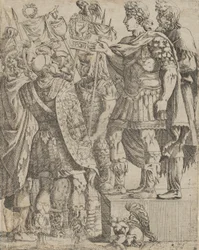 Emperor addressing his Soldiers