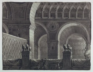 Stage Design, Interior of Oriental Building
