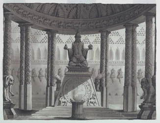 Stage Design, Oriental Temple