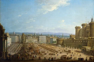 Festival of Four Altars in Naples, by Antonio Joli