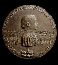 Medal of Alfonso V of Aragon (Alfonso the Magnanimous or the Great)