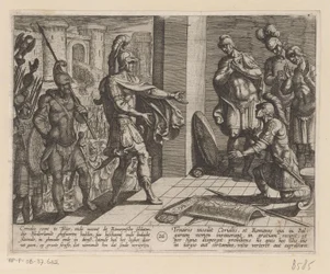 Cerialis Forgives Roman Soldiers Who Helped Julius Civilis (series title: The Batavian Wars against the Romans)