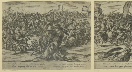 The Death of Camillus in the Battle Between Greeks and Romans