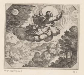 God Creates the Sun, the Moon, and the Stars