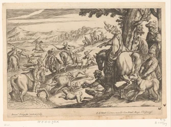 Hunting Boar and Deer (Hunting Scenes Part 5 series)