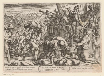 Josaphat Thanks God for His Victory (Old Testament Battle Scenes)