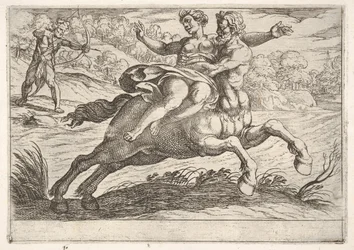 Nessus Attempting to Take Dejanira from Hercules