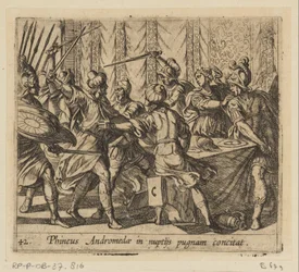 Phineus Disrupts the Wedding of Perseus and Andromeda (Metamorphoses of Ovid)