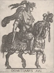 Plate 12: Emperor Domitian on Horseback Facing Right from the 