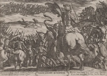 Plate 16: David Killing Goliath, from 