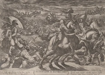Plate 2: Abraham Liberating His Nephew Lot, from 