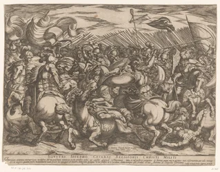 Battle Between the Greeks and the Amazons