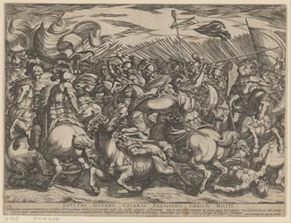 Battle Between the Greeks and the Amazons