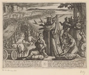 Women and Children Watch Julius Civilis Defeat the Romans (The Batavian Wars Against the Romans)