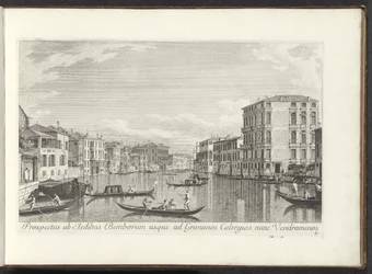 View of the Grand Canal, Palazzo Bembo and Palazzo Vendramin-Calergi in Venice