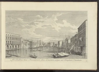 View of the Grand Canal in Venice