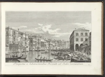 View of the Grand Canal in Venice