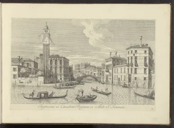 View of the Cannaregio and Palazzo Labia in Venice