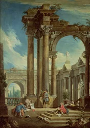 Studying Perspective among Roman Ruins