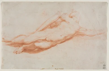 Study of a Fallen Soldier possibly the Conversion of Saul (detail), c. 1525