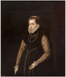 Lady with Gold Chains