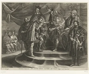 Abdication of Charles V; Entry of Ferdinand into Ghent in 1635