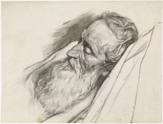 Head of an Old Man on His Deathbed