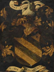 Crested Coat of Arms [reverse], 1543