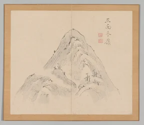 Double Album of Landscape Studies after Ikeno Taiga, Volume 1 Leaf 24