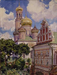Clouds and Golden Domes. The Simonov Monastery, 1927