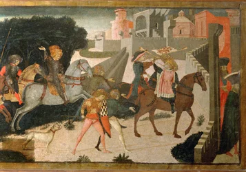 Entry of a Group of Cavaliers into a Town