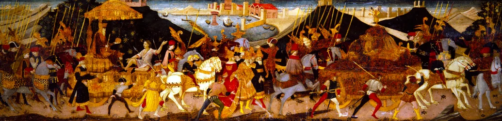 Cassone Panel, Triumph of Caesar