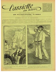 Cover of The Butter Plate, Satirical in Colors