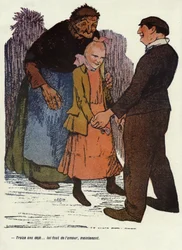 "Thirteen Years Already... You Need Love Now." Illustration by Delannoy