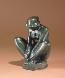 Girl Holding Both Feet