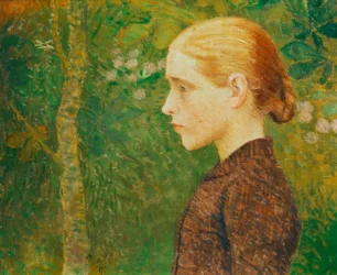 Young Peasant Woman in Bust