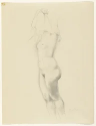 Standing Female Nude