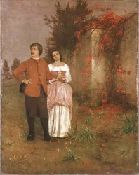 Arnold Böcklin with his Wife