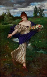 Flora, Scattering Flowers