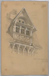 Dormer on Maison des Quatrans, Caen