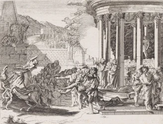 Sinorix Being Carried from the Temple After Being Poisoned