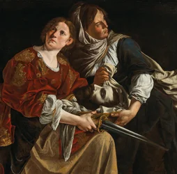 Judith with the Head of Holofernes and a Servant.