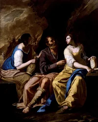 Lot and His Daughters, ca. 1635-1637