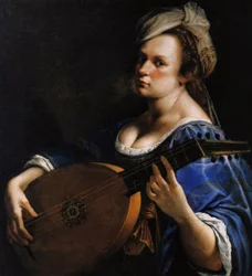 Self-Portrait as a Lute Player, c.1615-18