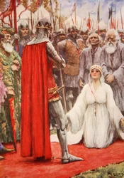King Edward Looked Down into Queen Philippa