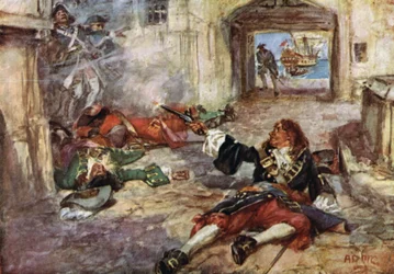 Death of Davis, the Pirate