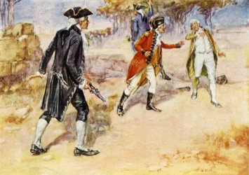 Duel Between Warren Hastings and Philip Francis