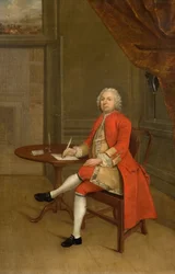 Portrait Of A Man In Red, 1785