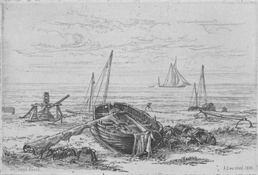 On Thorpe Beach, 1888